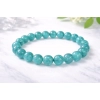 Generic Natural Crystal 8mm Amazonite Bracelet (Teal Green)