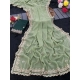 Generic Women's Georgette Embellished Saree With Unstitched Blouse 5.5Mtr (Pista Green) Generic Women's Georgette Embellished Saree With Unstitched Blouse 5.5Mtr (Pista Green)
