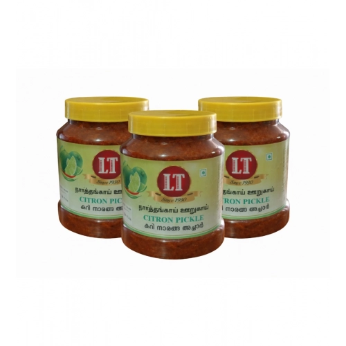 Generic Pack of_3 300GM LT Citron Pickle Traditional Digestive Side Dish (Red)