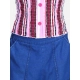 Generic Girl's Rayon Solid Bell Sleeve Top with Culottes (Purple-Blue) Generic Girl's Rayon Solid Bell Sleeve Top with Culottes (Purple-Blue)