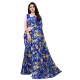 Generic Women's Georgette Floral Printed Saree With Unstitched Blouse 5.5Mtr (Royal Blue) Generic Women's Georgette Floral Printed Saree With Unstitched Blouse 5.5Mtr (Royal Blue)