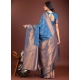 Generic Women's Banarasi Silk Printed Saree With Unstitched Blouse 5.5Mtr (Royal Blue) Generic Women's Banarasi Silk Printed Saree With Unstitched Blouse 5.5Mtr (Royal Blue)
