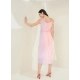 Generic Women's Georgette Ombre Sleeveless Dress (Peach) Generic Women's Georgette Ombre Sleeveless Dress (Peach)