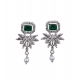 Generic Women's Brass Silver Plated Necklace set (Green) Generic Women's Brass Silver Plated Necklace set (Green)