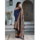Generic Women's Satin Crepe Printed Saree With Unstitched Blouse 5.5Mtr (Navy Blue) Generic Women's Satin Crepe Printed Saree With Unstitched Blouse 5.5Mtr (Navy Blue)