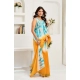 Generic Women's Faux Linen Abstract Print Ready to wear Saree With Unstitched Blouse 5.5Mtr (Multicolor) Generic Women's Faux Linen Abstract Print Ready to wear Saree With Unstitched Blouse 5.5Mtr (Multicolor)