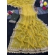 Generic Women's Georgette Embellished Saree With Unstitched Blouse 5.5Mtr (Yellow) Generic Women's Georgette Embellished Saree With Unstitched Blouse 5.5Mtr (Yellow)