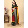 Generic Women's Cotton Silk Solid Saree With Unstitched Blouse 5.5Mtr (Multicolor) Generic Women's Cotton Silk Solid Saree With Unstitched Blouse 5.5Mtr (Multicolor)