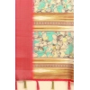 Generic Women's Cotton Silk Floral Printed Saree With Unstitched Blouse 5.5Mtr (Multicolor)