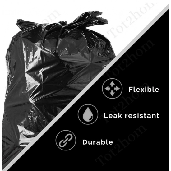 Generic Pack of 10 Biodegradeable Vegetable-Paper 17 x 19 Inches Garbage Bag (Black) Generic Pack of 10 Biodegradeable Vegetable-Paper 17 x 19 Inches Garbage Bag (Black)