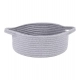 Generic Cotton 8x3 Inch Round Bedside Organizer With Out Lid (Gray) Generic Cotton 8x3 Inch Round Bedside Organizer With Out Lid (Gray)