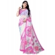 Generic Women's Georgette Floral Printed Saree With Unstitched Blouse 5.5Mtr (Pink) Generic Women's Georgette Floral Printed Saree With Unstitched Blouse 5.5Mtr (Pink)