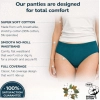 Generic Pack of_12 Women's Cotton Solid Hipster Panty (Multicolor)