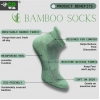 Generic 4_Pair Set Unisex Casual Cotton Printed Ankle Length Socks (Multicolor)