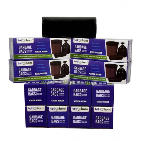 Generic Pack of 12 Biodegradeable Vegetable-Paper 19 x 21 Inches Garbage Bag (Black) Generic Pack of 12 Biodegradeable Vegetable-Paper 19 x 21 Inches Garbage Bag (Black)