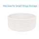 Generic Cotton 8x3 Inch Round 1 Pcs Bedside Organizer With Out Lid (White) Generic Cotton 8x3 Inch Round 1 Pcs Bedside Organizer With Out Lid (White)