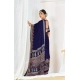 Generic Women's Crepe Printed Saree With Unstitched Blouse 5.5Mtr (Navy Blue) Generic Women's Crepe Printed Saree With Unstitched Blouse 5.5Mtr (Navy Blue)