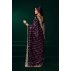 Generic Women's Net Sequence Saree With Unstitched Blouse 5.5Mtr (Wine) Generic Women's Net Sequence Saree With Unstitched Blouse 5.5Mtr (Wine)