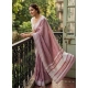 Generic Women's Linen Striped Saree With Unstitched Blouse 5.5Mtr (Magenta) Generic Women's Linen Striped Saree With Unstitched Blouse 5.5Mtr (Magenta)