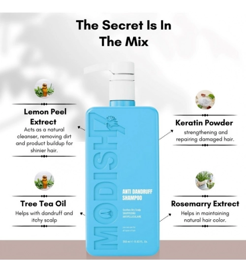 Generic Unisex Protein Anti Dandruff Shampoo (350 ML)