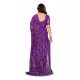 Generic Women's Georgette Printed Saree With Unstitched Blouse 5.5Mtr (Purple) Generic Women's Georgette Printed Saree With Unstitched Blouse 5.5Mtr (Purple)