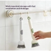 Generic TPR-Plastic Solid Electric Liquid Soap Dispensing Cleaning Brush with Handle (Grey-White) Generic TPR-Plastic Solid Electric Liquid Soap Dispensing Cleaning Brush with Handle (Grey-White)