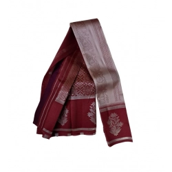 Generic Women's Soft Silk Wooven Saree With Unstitched Blouse 5.5Mtr (Multicolor)