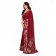 Generic Women's Georgette Printed Saree With Unstitched Blouse 5.5Mtr (Red) Generic Women's Georgette Printed Saree With Unstitched Blouse 5.5Mtr (Red)