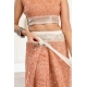 Generic Women's Faux Linen Floral Print Ready to wear Saree With Unstitched Blouse 5.5Mtr (Peach) Generic Women's Faux Linen Floral Print Ready to wear Saree With Unstitched Blouse 5.5Mtr (Peach)