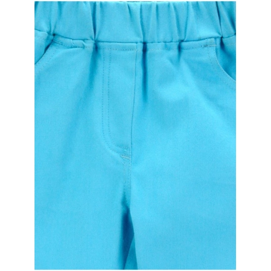 Generic Girl's Denim Solid Elasticated Jeggings cum Jeans (Blue) Generic Girl's Denim Solid Elasticated Jeggings cum Jeans (Blue)