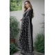 Generic Women's Chanderi Silk Ethnic Motif Round 3/4th Sleeve Kurti With Pant Dupatta Set (Black) Generic Women's Chanderi Silk Ethnic Motif Round 3/4th Sleeve Kurti With Pant Dupatta Set (Black)