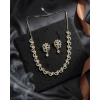 Generic Women's Brass Silver Plated Necklace set (Silver) Generic Women's Brass Silver Plated Necklace set (Silver)