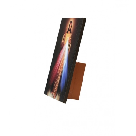 Generic Wooden Divine Mercy Of Jesus Christ Table Top Christian Bible Verses Player (Multicolor)