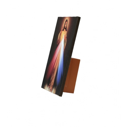 Generic Wooden Divine Mercy Of Jesus Christ Table Top Christian Bible Verses Player (Multicolor)