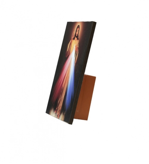 Generic Wooden Divine Mercy Of Jesus Christ Table Top Christian Bible Verses Player (Multicolor)