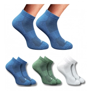 Generic 3_Pair Set Unisex Casual Cotton Printed Low Cut Socks (Multicolor)