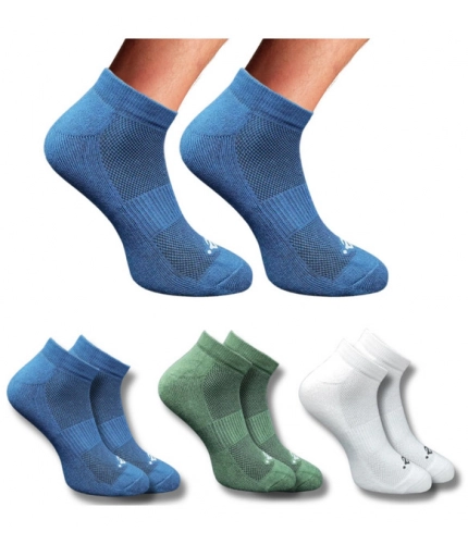 Generic 3_Pair Set Unisex Casual Cotton Printed Low Cut Socks (Multicolor)