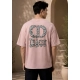 Generic Men's Cotton Blend Printed Oversized Round Neck Half Sleeve T-Shirt (Pink) Generic Men's Cotton Blend Printed Oversized Round Neck Half Sleeve T-Shirt (Pink)