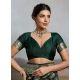 Generic Women's Silk Blend Printed Saree With Unstitched Blouse 5.5Mtr (Bottel Green) Generic Women's Silk Blend Printed Saree With Unstitched Blouse 5.5Mtr (Bottel Green)