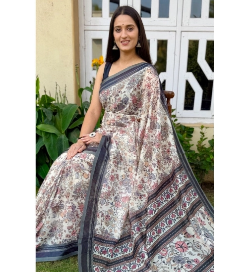 Generic Women's Cotton Hand Bandhani Printed Saree With Unstitched Blouse 5.5Mtr (Gray) Generic Women's Cotton Hand Bandhani Printed Saree With Unstitched Blouse 5.5Mtr (Gray)