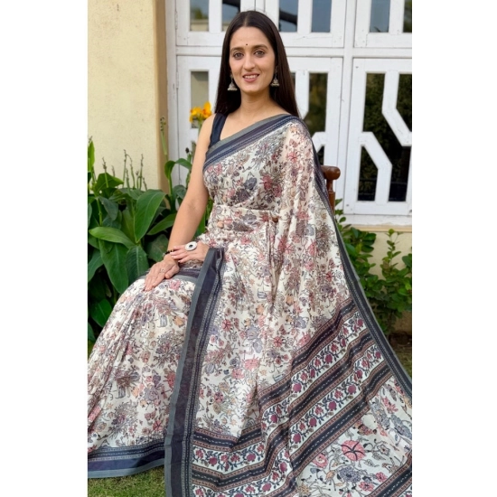 Generic Women's Cotton Hand Bandhani Printed Saree With Unstitched Blouse 5.5Mtr (Gray) Generic Women's Cotton Hand Bandhani Printed Saree With Unstitched Blouse 5.5Mtr (Gray)