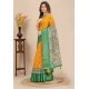 Generic Women's Cotton Silk Printed Saree With Unstitched Blouse 5.5Mtr (Yellow) Generic Women's Cotton Silk Printed Saree With Unstitched Blouse 5.5Mtr (Yellow)