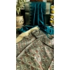Generic Women's Tussar Silk Madhubani Saree With Unstitched Blouse 5.5Mtr (Rama)