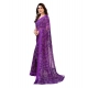 Generic Women's Georgette Printed Saree With Unstitched Blouse 5.5Mtr (Purple) Generic Women's Georgette Printed Saree With Unstitched Blouse 5.5Mtr (Purple)