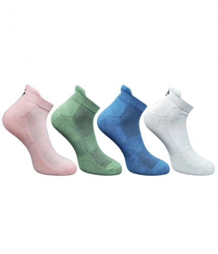 Generic 4_Pair Set Unisex Casual Cotton Printed Ankle Length Socks (Multicolor)