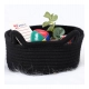 Generic Cotton Pack Of_1 Cat Basket 8x4 Inch Storage Basket For Clothes (Black) Generic Cotton Pack Of_1 Cat Basket 8x4 Inch Storage Basket For Clothes (Black)