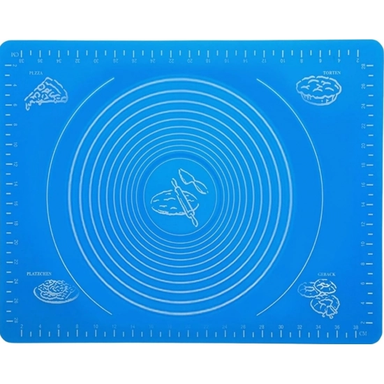 Generic Pack of 3 Silicone Roti Mat (Blue)
