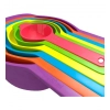 Pack of 4_Colorful Measuring Cup Spoon Set Stackable Kitchen Measuring Cups (Color: Assorted )