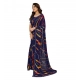 Generic Women's Georgette Printed Saree With Unstitched Blouse 5.5Mtr (Blue) Generic Women's Georgette Printed Saree With Unstitched Blouse 5.5Mtr (Blue)