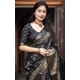 Generic Women's Cotton Silk Printed Saree With Unstitched Blouse 5.5Mtr (Black) Generic Women's Cotton Silk Printed Saree With Unstitched Blouse 5.5Mtr (Black)